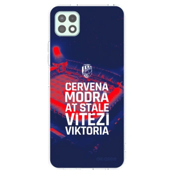 Picasee silikonový průhledný obal pro Samsung Galaxy A22 A226B 5G - FC Viktoria Plzeň E