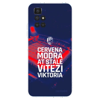 Picasee silikonový průhledný obal pro Xiaomi Redmi 10 - FC Viktoria Plzeň E