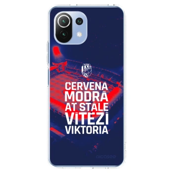 Picasee silikonový průhledný obal pro Xiaomi 11 Lite 5G NE - FC Viktoria Plzeň E
