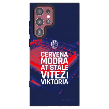 Picasee silikonový černý obal pro Samsung Galaxy S22 Ultra 5G - FC Viktoria Plzeň E