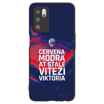 Picasee silikonový černý obal pro OPPO A16s - FC Viktoria Plzeň E
