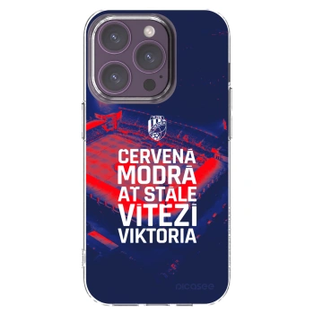 Picasee silikonový průhledný obal pro Apple iPhone 14 Pro - FC Viktoria Plzeň E