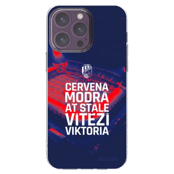 Picasee silikonový průhledný obal pro Apple iPhone 14 Pro Max - FC Viktoria Plzeň E