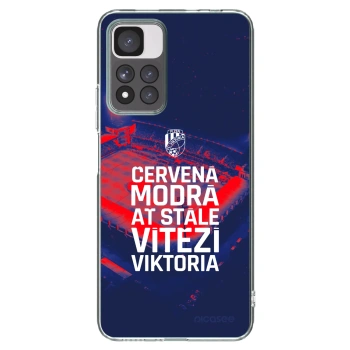 Picasee silikonový průhledný obal pro Xiaomi Redmi Note 11 Pro+ 5G - FC Viktoria Plzeň E