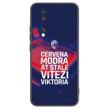 Picasee silikonový černý obal pro Honor 70 - FC Viktoria Plzeň E