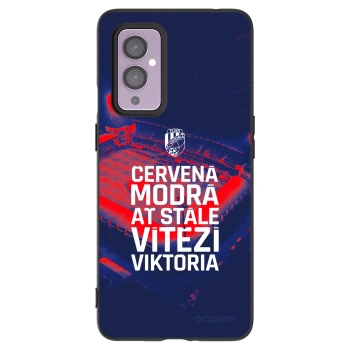 Picasee silikonový černý obal pro OnePlus 9 - FC Viktoria Plzeň E