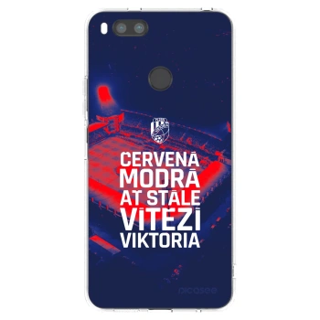 Picasee silikonový průhledný obal pro Xiaomi Redmi A1 - FC Viktoria Plzeň E