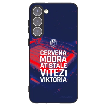 Picasee silikonový černý obal pro Samsung Galaxy S23+ 5G - FC Viktoria Plzeň E