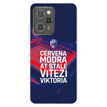 Picasee silikonový průhledný obal pro Xiaomi Poco X5 Pro - FC Viktoria Plzeň E