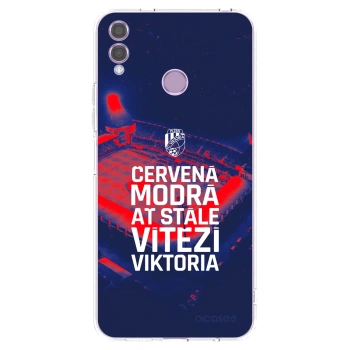 Picasee silikonový průhledný obal pro Honor 8X - FC Viktoria Plzeň E