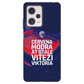 Picasee silikonový černý obal pro Xiaomi Redmi Note 12 Pro+ 5G - FC Viktoria Plzeň E