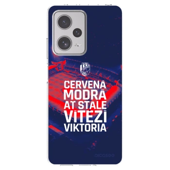 Picasee silikonový průhledný obal pro Xiaomi Redmi Note 12 Pro+ 5G - FC Viktoria Plzeň E