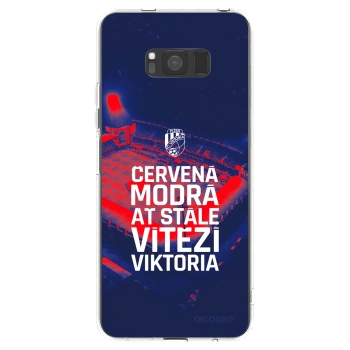 Picasee silikonový průhledný obal pro Samsung Galaxy S8 G950F - FC Viktoria Plzeň E