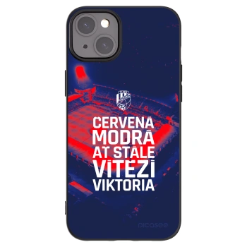 Picasee silikonový černý obal pro Apple iPhone 15 Plus - FC Viktoria Plzeň E