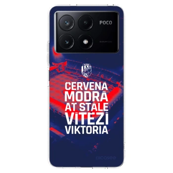 Picasee silikonový průhledný obal pro Xiaomi Poco X6 Pro - FC Viktoria Plzeň E
