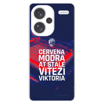 Picasee silikonový průhledný obal pro Xiaomi Redmi Note 13 Pro+ 5G - FC Viktoria Plzeň E