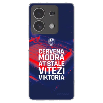 Picasee silikonový průhledný obal pro Xiaomi Redmi Note 13 4G - FC Viktoria Plzeň E