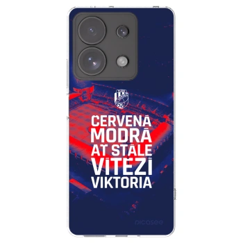 Picasee silikonový průhledný obal pro Xiaomi Redmi Note 13 Pro 4G - FC Viktoria Plzeň E