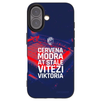 Picasee silikonový černý obal pro Apple iPhone 16 - FC Viktoria Plzeň E