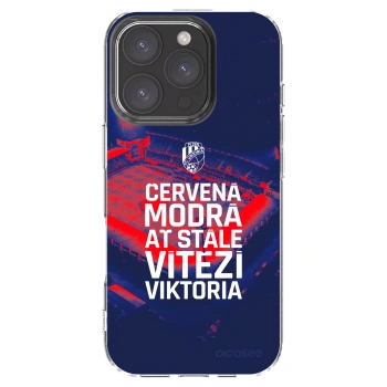 Picasee silikonový průhledný obal pro Apple iPhone 16 Pro - FC Viktoria Plzeň E