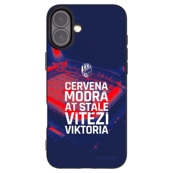 Picasee silikonový černý obal pro Apple iPhone 16 Plus - FC Viktoria Plzeň E