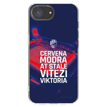 Picasee silikonový průhledný obal pro Apple iPhone 16e - FC Viktoria Plzeň E