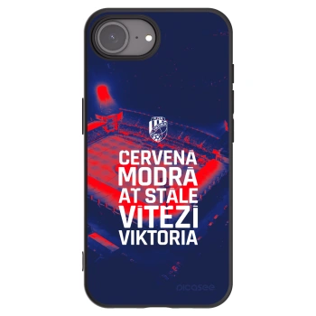 Picasee silikonový černý obal pro Apple iPhone 16e - FC Viktoria Plzeň E