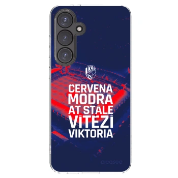 Picasee silikonový průhledný obal pro Samsung Galaxy S24 FE S721B - FC Viktoria Plzeň E
