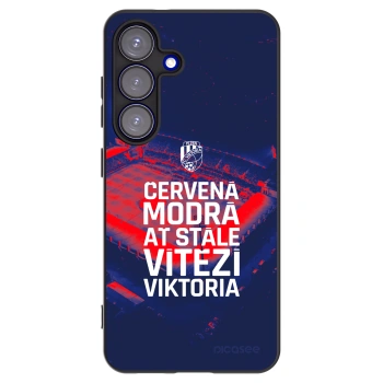 Picasee silikonový černý obal pro Samsung Galaxy S25 5G - FC Viktoria Plzeň E