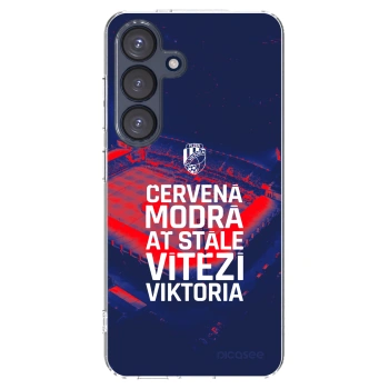 Picasee silikonový průhledný obal pro Samsung Galaxy S25 5G - FC Viktoria Plzeň E