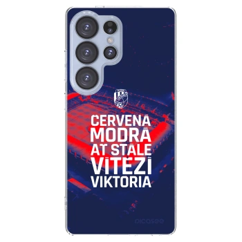 Picasee silikonový průhledný obal pro Samsung Galaxy S25 Ultra 5G - FC Viktoria Plzeň E