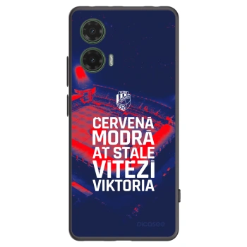 Picasee silikonový černý obal pro Motorola Moto G35 5G - FC Viktoria Plzeň E