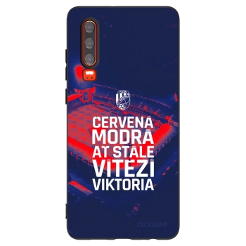 Picasee silikonový černý obal pro Huawei P30 - FC Viktoria Plzeň E