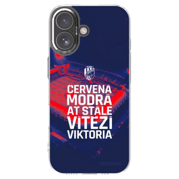 Picasee silikonový průhledný obal pro Apple iPhone 17 - FC Viktoria Plzeň E