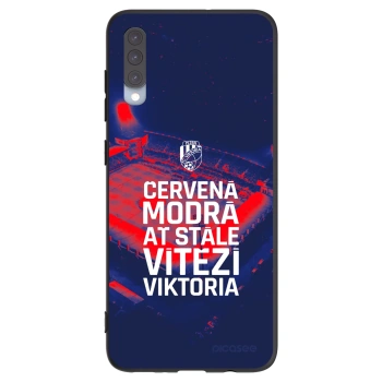 Picasee silikonový černý obal pro Samsung Galaxy A70 A705F - FC Viktoria Plzeň E