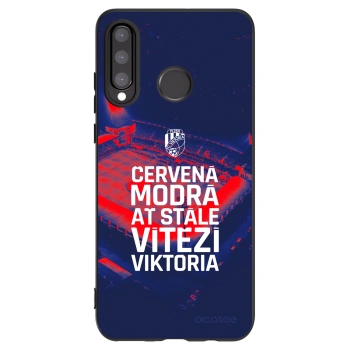 Picasee silikonový černý obal pro Huawei P30 Lite - FC Viktoria Plzeň E