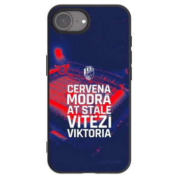 Picasee silikonový černý obal pro Apple iPhone 17e - FC Viktoria Plzeň E