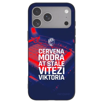 Picasee silikonový černý obal pro Apple iPhone 18 Pro Max - FC Viktoria Plzeň E