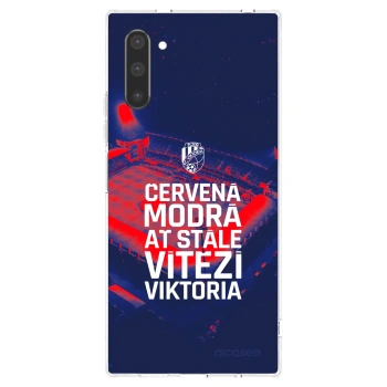 Picasee silikonový průhledný obal pro Samsung Galaxy Note 10 N970F - FC Viktoria Plzeň E