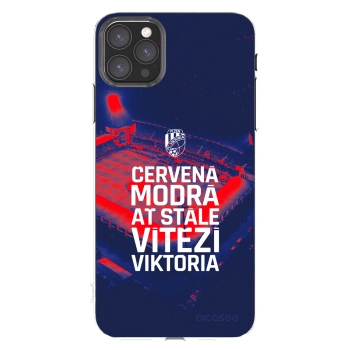 Picasee silikonový průhledný obal pro Apple iPhone 11 Pro Max - FC Viktoria Plzeň E