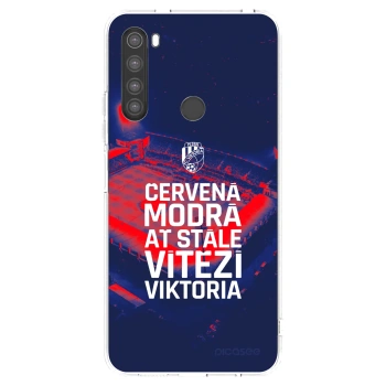 Picasee silikonový průhledný obal pro Xiaomi Redmi Note 8 - FC Viktoria Plzeň E
