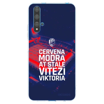 Picasee silikonový průhledný obal pro Huawei Nova 5T - FC Viktoria Plzeň E