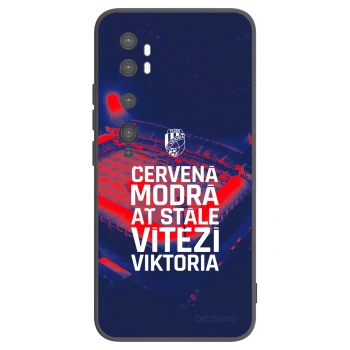 Picasee silikonový černý obal pro Xiaomi Mi Note 10 (Pro) - FC Viktoria Plzeň E
