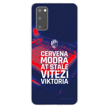 Picasee silikonový průhledný obal pro Samsung Galaxy S20 G980F - FC Viktoria Plzeň E