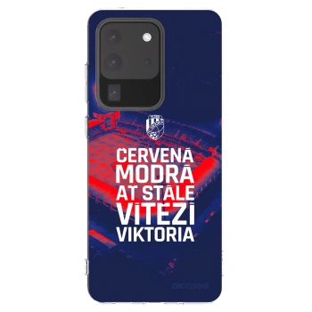 Picasee silikonový průhledný obal pro Samsung Galaxy S20 Ultra 5G G988F - FC Viktoria Plzeň E