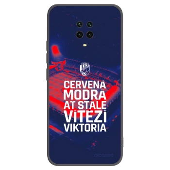 Picasee silikonový černý obal pro Xiaomi Redmi Note 9 Pro - FC Viktoria Plzeň E
