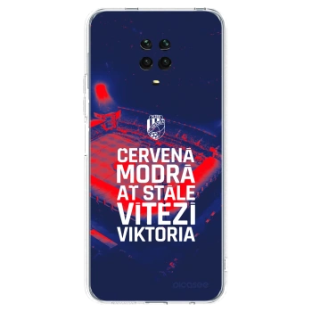 Picasee silikonový průhledný obal pro Xiaomi Redmi Note 9S - FC Viktoria Plzeň E