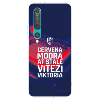 Picasee silikonový průhledný obal pro Xiaomi Mi 10 - FC Viktoria Plzeň E