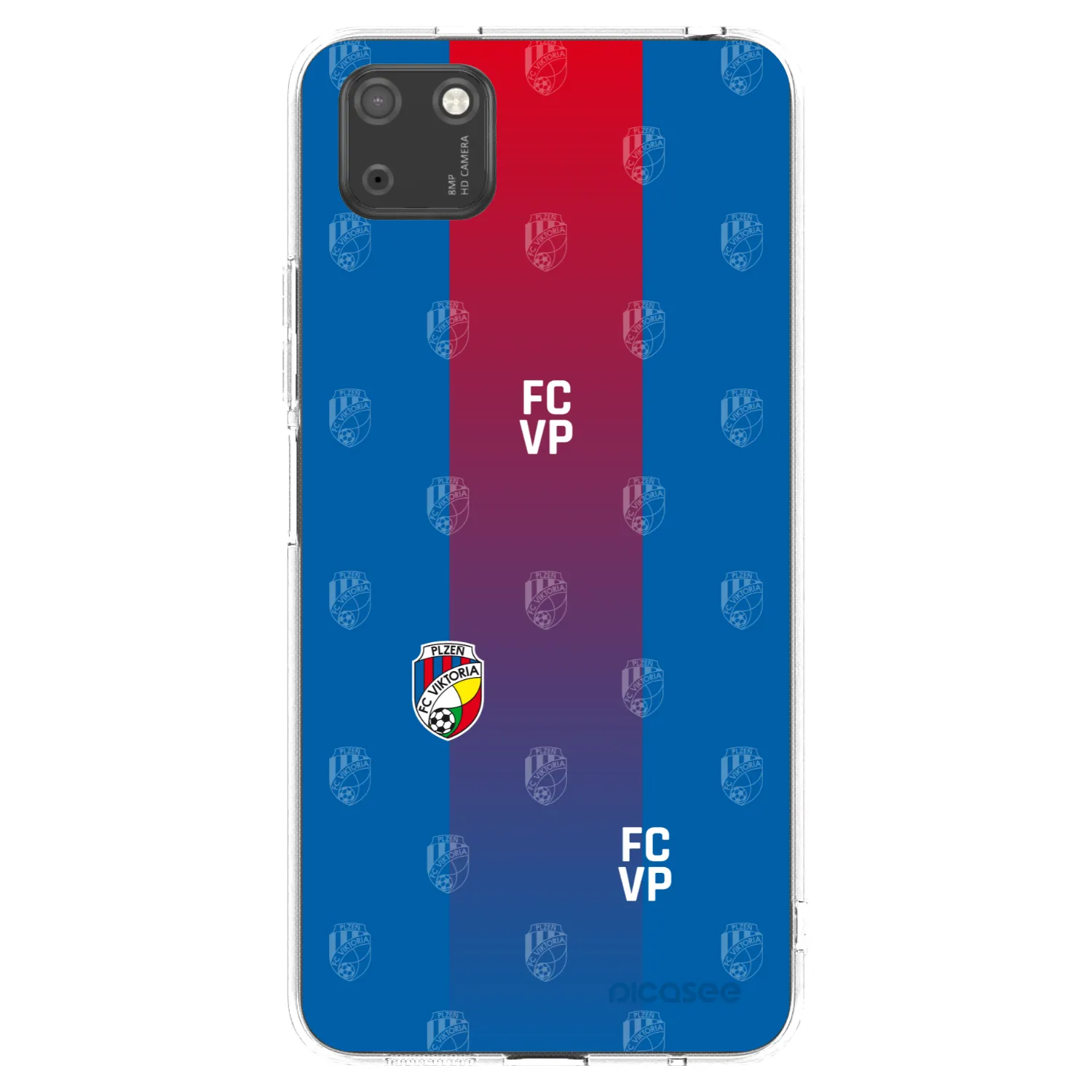Picasee silikonový průhledný obal pro Huawei Y5P - FC Viktoria Plzeň F