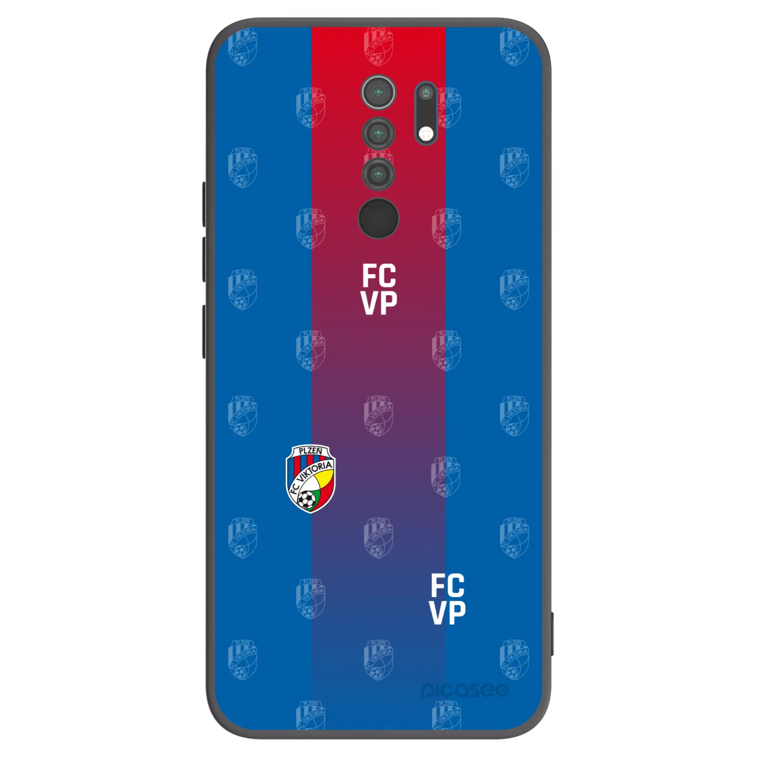 Picasee silikonový černý obal pro Xiaomi Redmi 9 - FC Viktoria Plzeň F